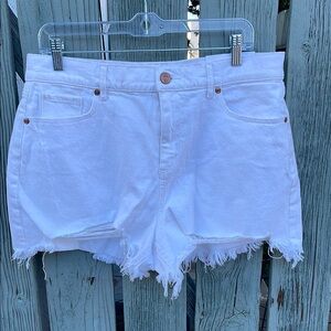 Loft Made and love White Denim Women's Shorts